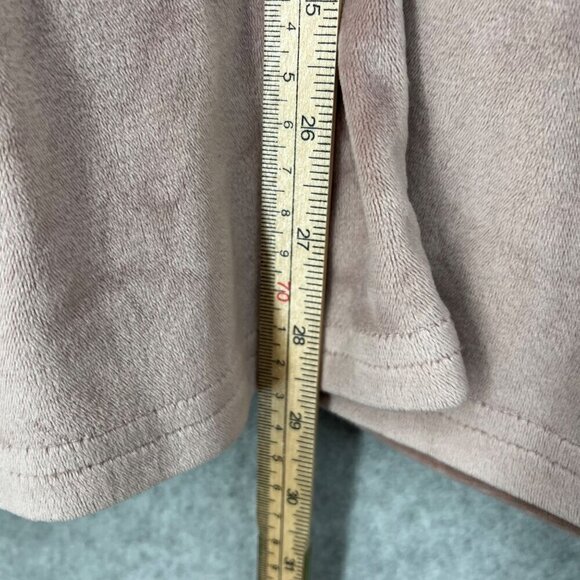 Juicy Couture Velour Sleep Wide Pant Set Size M Light Pink Rhinestone Spellout - Picture 11 of 15